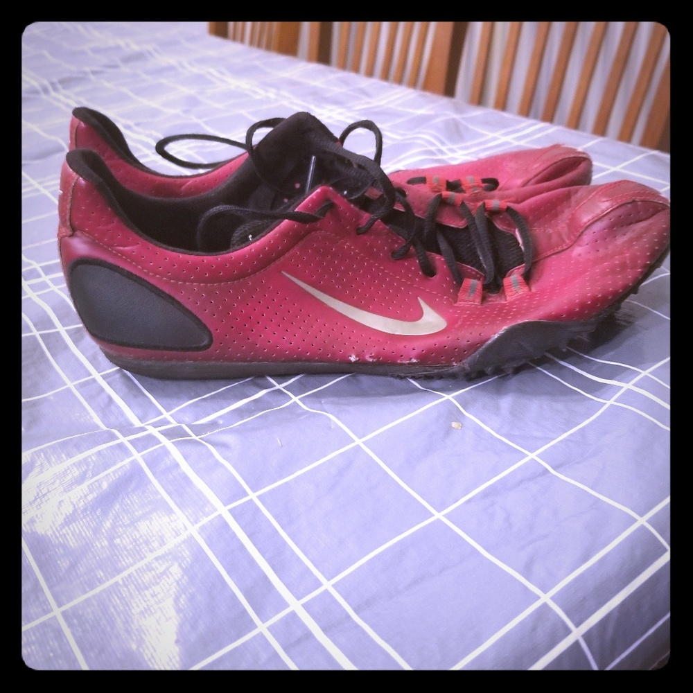 Track and field spikes